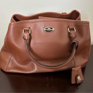 Brown coach bag